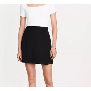Loft Versa Women's Size 14 Black Wrap Style Skirt